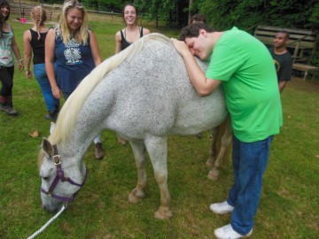horse-hug